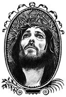 Jesus Christ Crucifixion 4"x6" Set of 6 Linen Postcards