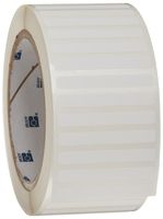 Brady THT-15-488-2.5 2" Width x 0.25" Height, B-488 High Performance Polyester, Matte Finish White Thermal Transfer Printable Label (2500 per Roll)