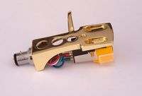 Gold plated Headshell, cartridge, needle for SONY PS470, PS5100, PS5520, PS6750, PS8750, - MADE IN ENGLAND