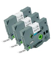 Label Orison 3PK P Touch Label Maker Tape Compatible with Brother P-Touch TZe Tape TZe-231 TZ231 TZo231 Black on White Standard Laminated Cartridge, 0.47 inch (12mm) x 26.2 Feet (8m)