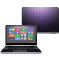 Mightyskins Skin Compatible with Hp Pavilion X360 14" (2017) - Antique Purple | Protective, Durable, and Unique Vinyl Decal Wrap Cover | Easy to Apply, Remove, and Change Styles | Made in The USA