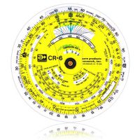 Aero Products CR-6 Circular Wind Triangle T/S/D Computer by APR