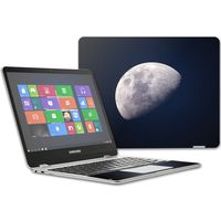 MightySkins Skin Compatible with Samsung Chromebook Plus 12.3"(2017 - Moon | Protective, Durable, and Unique Vinyl Decal wrap Cover | Easy to Apply, Remove, and Change Styles | Made in The USA