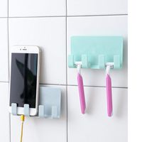 Pandamama Multi-Purpose Home Towel Rack Suction Cup Wall 4 Hooks Bathroom Kitchen Wall Door Holder Sucker Hanger Hook Organizer