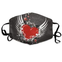 Valentine's Day Ideas Dust Mask,Washable and Reusable Cleaning Gardening Outdoor Activities Warm Windproof Mask