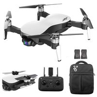 GoolRC JJRC X12 GPS Drone with 4K HD Camera, 3-Axis Stabilized Gimbal, 5G WiFi FPV Brushless Motor Drone, Multi-Modes Positioning Foldable RC Quadcopter for Adults with 2 Battery and Handbag (White)