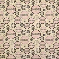Meine Liebe My Love in German Kraft Present Gift Wrap Wrapping Paper