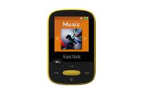 SanDisk 8GB Clip Sport MP3 Player, Yellow - LCD Screen and FM Radio - SDMX24-008G-G46Y