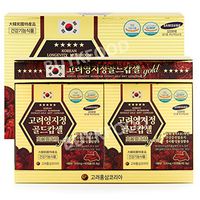 Korean Reishi Mushroom Extract Gold Capsules 830mg X 120Tablets (3.5oz), Red Ganoderma Mushroom Tablets