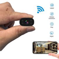 Hidden Cameras PNZEO Mini Spy Cam 1080P HD Night Vision Wireless WiFi Remote View Cameras Tiny Home Security Cameras Indoor Outdoor Camera Smart Motion Detection