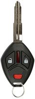 KeylessOption Keyless Entry Remote Uncut Notch Car Ignition Chip Key Fob for OUCG8D-620M-A