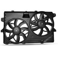 OEM Cooling Radiator Condenser Fans Assembly For Ford Edge Limited SE SEL Sport, For Lincoln MKX Base Premium V6 3.5L 3.7L ATRDF017