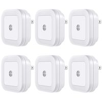 Vont LED Night Light (Plug-in), Smart Dusk to Dawn Sensor, Automatic Night Lights, Suitable for Bedroom, Bathroom, Toilet,Stairs,Kitchen,Hallway,Kids,Adults,Compact Nightlight, Energy, Cool White (6)