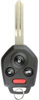 KeylessOption Keyless Entry Remote Car Key Fob Blank Uncut Chip Ignition for Legacy, Outback, Tribeca CWTWBU766