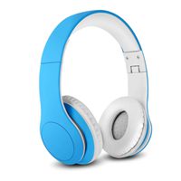 Nenos Bluetooth Kids Headphones Wireless Kids Headphones 93dB Limited Volume Wireless Headphones for Kids (Blue)