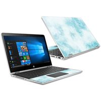 MightySkins Skin Compatible with Pavilion x360 15.6" (2018) - Blue Marble | Protective, Durable, and Unique Vinyl Decal wrap Cover | Easy to Apply, Remove, and Change Styles | Made in The USA