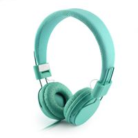 LinkIdea Women's On-Ear Headphones (Mint Green)