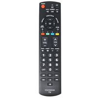 Replacement TC-L32C12K HDTV Remote Control for Panasonic TV - Compatible with N2QAYB000505 Panasonic TV Remote Control