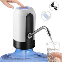5 Gallon Water Dispenser, USB Charging Automatic Drinking Water Dispenser, 5 Gallon Water Bottle Pump, Improved Portable Bottle Water Pump Water Bottle Switch for Universal 2-5 Gallon Water Jug Pump