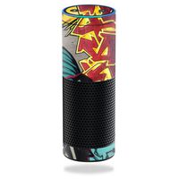 MightySkins Skin Compatible with Amazon Echo/Amazon Echo Plus wrap Cover Sticker Skins Graffiti Wild Styles
