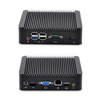 Qotom Mini Computer with 8GB RAM 128GB SSD WiFi Quad core Mini PC RS232 Port