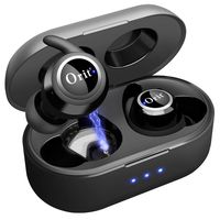 Wireless Bluetooth Earbuds 5.0, in-Ear Noise Reduction Headphones with Strong Connection TWS Mini Earphones Magnetic Charging Case and Removable Earhooks for Workout Compatible with Cell Phones