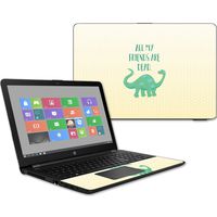 MightySkins Skin Compatible with HP 15t Laptop 15.6" (2017) - All My Friends are Dead | Protective, Durable, and Unique Vinyl Decal wrap Cover | Easy to Apply, Remove | Made in The USA