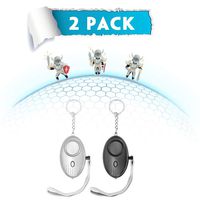 Personal Alarm-130DB Vigilant Bell, LED Flashlight & Keychain. Security Horns & Sirens for Self Defense in Emergency, Helpful Device for Elder, Student, Kid, Night Worker, Jogger-School Year Gifts