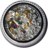 Hunputa Nail Art Diamonds,Fashion Nail Art Rhinestones Glitter Diamonds Tips Mixed 3D Tips DIY Decoration (C)