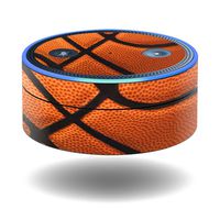 MightySkins Skin Compatible with Amazon Echo Dot - Basketball | Protective, Durable, and Unique Vinyl Decal wrap Cover | Easy to Apply, Remove, and Change Styles | Made in The USA