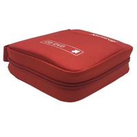 Wismart 32 Capacity Discs CD DVD Blu-Ray Portable Wallet Storage Organizer Holder Case Bag Album Box (32-Capacity, Red)