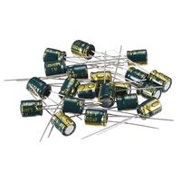 uxcell Aluminum Radial Electrolytic Capacitor Low ESR 100uF 35V 105 Celsius 3000H Life 6.3x7mm High Ripple Current Low Impedance 20pcs Green