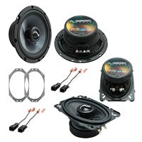 Compatible with Jeep Wrangler 1997-2006 Factory Premium Speaker Replacement Harmony C46 C65 Package