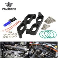 PQY Billet Power Block Intake Manifold Spacer for 13+ Subaru BRZ 13-16 Scion FR-S 17+ Toyota 86 FA20 Engine 19hp / 15tq Black