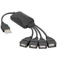 Cmple - 4-Port High Speed USB 2.0 Splitter, Unpowered USB Hub