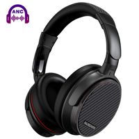 Active Noise Cancelling Headphones Bluetooth, AUSDOM ANC7S Wireless Headphones Over Ear with Microphone Hi-Fi Deep Bass Sound Carrying Case Foldable Wireless Headsets for iPhone Android PC TV Airplane