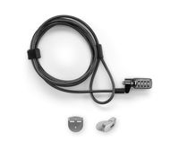 Maclocks MacBook Pro Hardware Combination Lock with Ledge - Security Lock Slot Adapter for 13 & 15 inch 2015 or Earlier Models, MBPRLDGZ01CL (Silver)