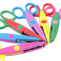 UCEC 6 Colorful Decorative Paper Edge Scissor Set, Great for Teachers, Crafts, Scrapbooking, Kids Design