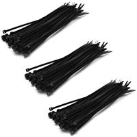 Seismic Audio - SAPT144-ThreePK - Three Pack of Zip Ties - 8 Inches (3 Packs of 50)
