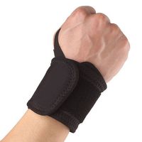 YoYoly Wrist Guard Band Brace Support Carpal Tunnel Sprains Strain Gym Strap Comfortable and Adjustable Wrist Support Brace for Arthritis and Tendinitis (Black)