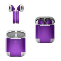 Skin Decals for Apple AirPods - Purple Burst - Sticker Wrap Fits 1st and 2nd Generation