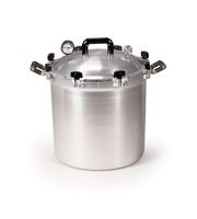 All American 941 Canner Pressure Cooker, 41.5 qt, Silver