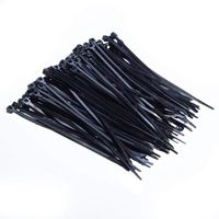 Multi-Purpose Nylon Zip Ties(Pack of 100) 4 Inch Self Locking Cable Ties, Black