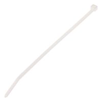 Panduit PLT2S-M69 Pan-Ty Cable Tie, Flame Retardant Nylon 6.6, Standard Cross Section, Curved Tip, 50lbs Min Tensile Strength, 1.88" Max Bundle Diameter, 0.052" Thickness, 0.19" Width, 7.4" Length, Ivory (Pack of 1,000)