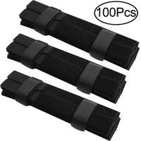 Outee 100 Pcs Cable Straps Cable Ties Reusable 7 Inch Fastening Wire Organizer Cord Rope Holder for Home Office