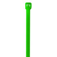 Aviditi Nylon Cable Tie, 5-1/2" L x 0.14" W, Green, Case of 1000 (CT433A)