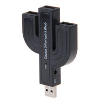 XBOSS B1 Super Speed USB 3.0 Hub 3 Port 5Gbps Micro USB Hb USB Splitter Adapter for PC Computer Tv, Game, Ps2, Ps3, Ps4 and ETS