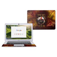 Mightyskins Skin Compatible with Acer Chromebook 14" Cb3-431 - Pug of War | Protective, Durable, and Unique Vinyl Decal Wrap Cover | Easy to Apply, Remove, and Change Styles | Made in The USA