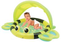 Hoovy Bumble Bee Soft Inflatable Pool | Outdoor Swimming Toys for Infants & Toddlers | Blowup Games for Kids | Portable Beach Accessories for Girls & Boys | Small Kiddie Ring for Summer | Best Gifts