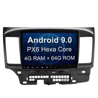 SYGAV Android 9.0 Pie Car Stereo for 2008-2013 Mitsubishi Lancer EVO X with Carplay OEM Rockford Fosgate AMP Radio GPS Navigation Head Unit